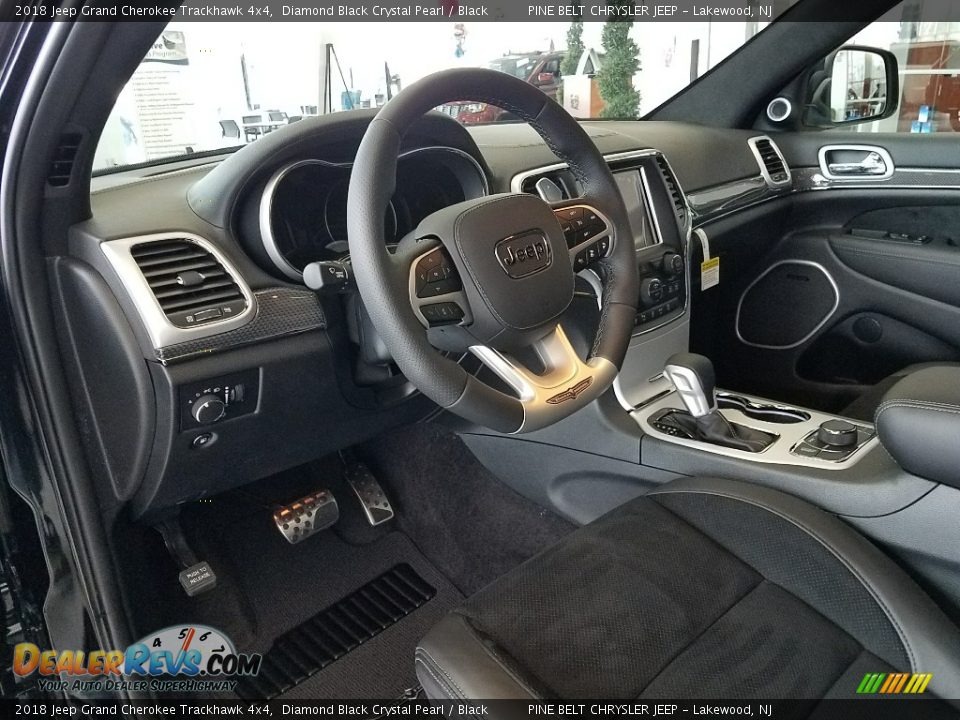 Black Interior - 2018 Jeep Grand Cherokee Trackhawk 4x4 Photo #8