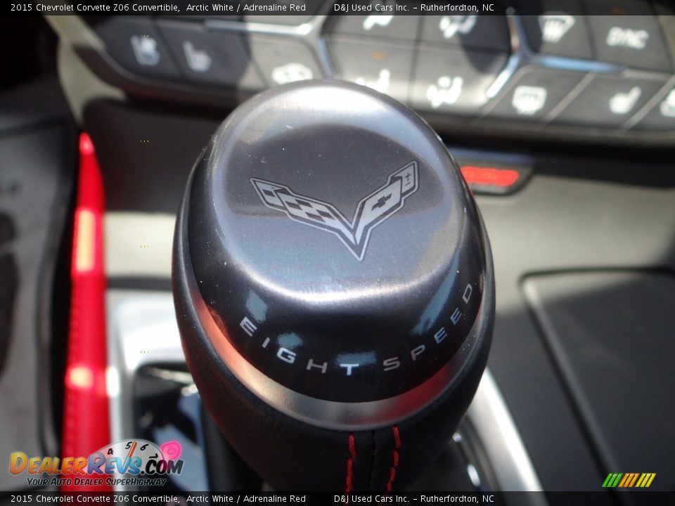 2015 Chevrolet Corvette Z06 Convertible Arctic White / Adrenaline Red Photo #35