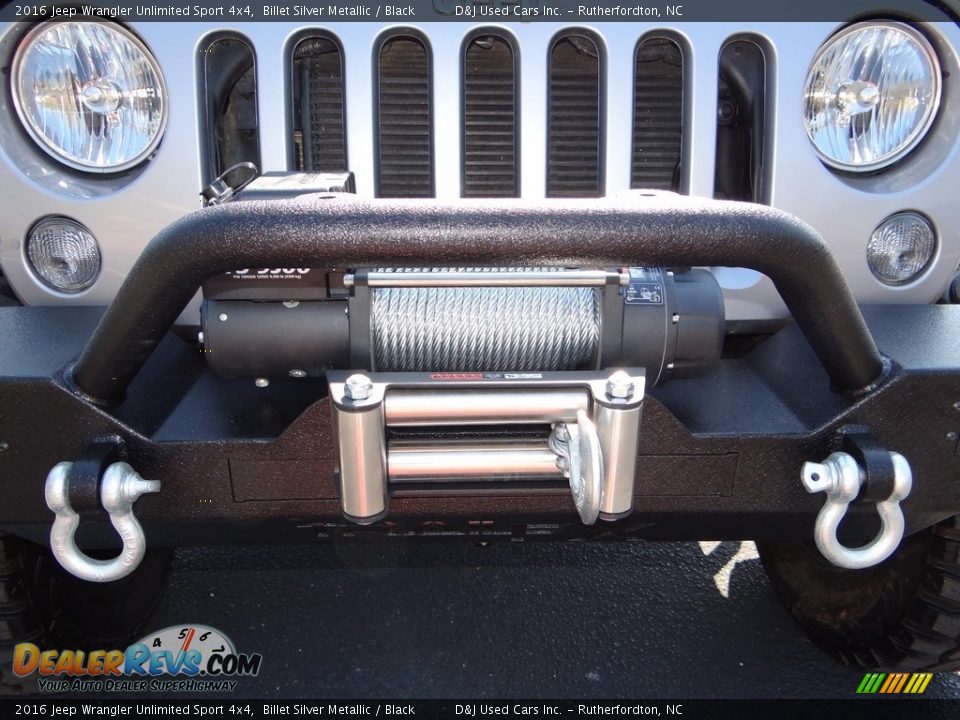 2016 Jeep Wrangler Unlimited Sport 4x4 Billet Silver Metallic / Black Photo #11