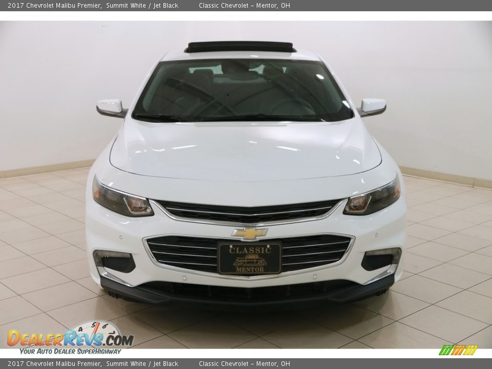 2017 Chevrolet Malibu Premier Summit White / Jet Black Photo #2