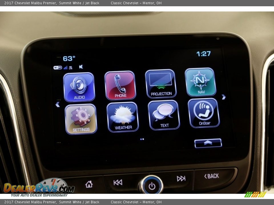 2017 Chevrolet Malibu Premier Summit White / Jet Black Photo #9