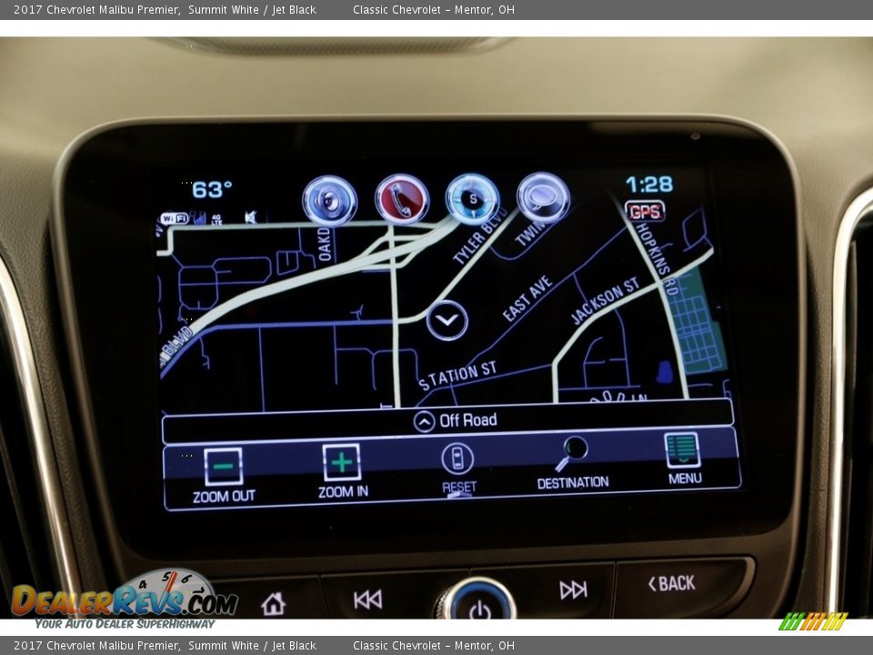 2017 Chevrolet Malibu Premier Summit White / Jet Black Photo #10