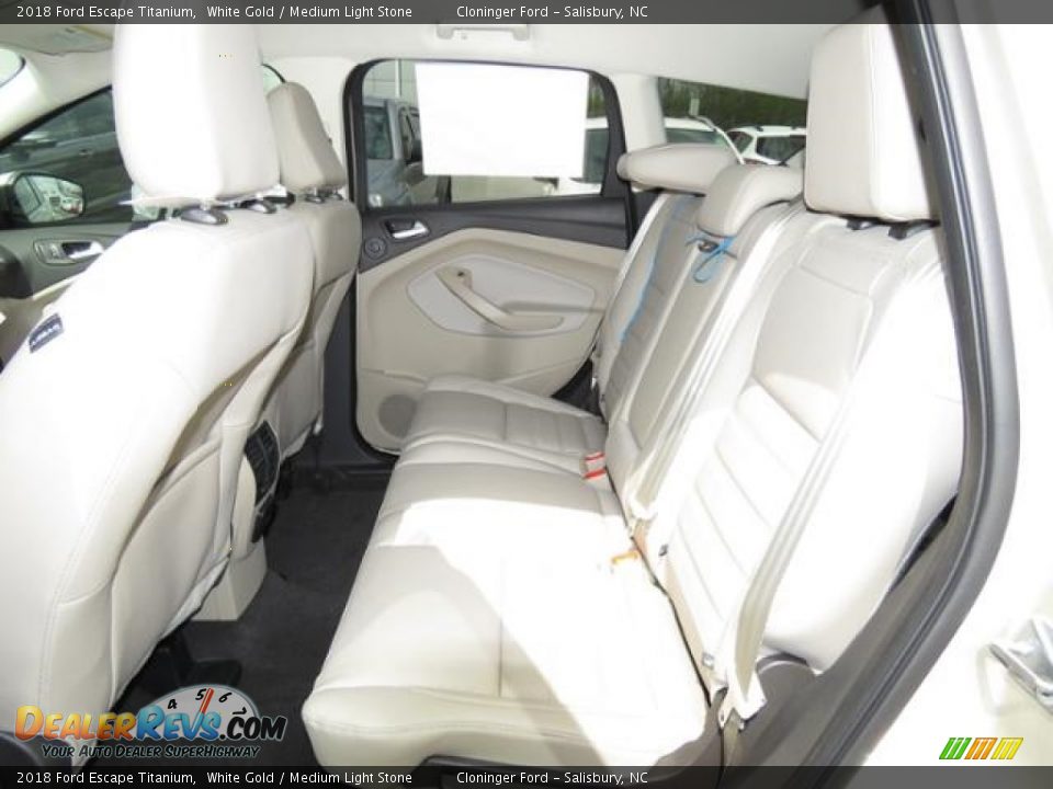 Rear Seat of 2018 Ford Escape Titanium Photo #10