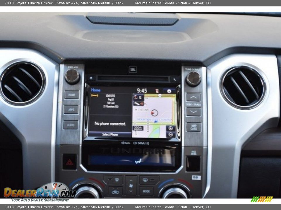 2018 Toyota Tundra Limited CrewMax 4x4 Silver Sky Metallic / Black Photo #10