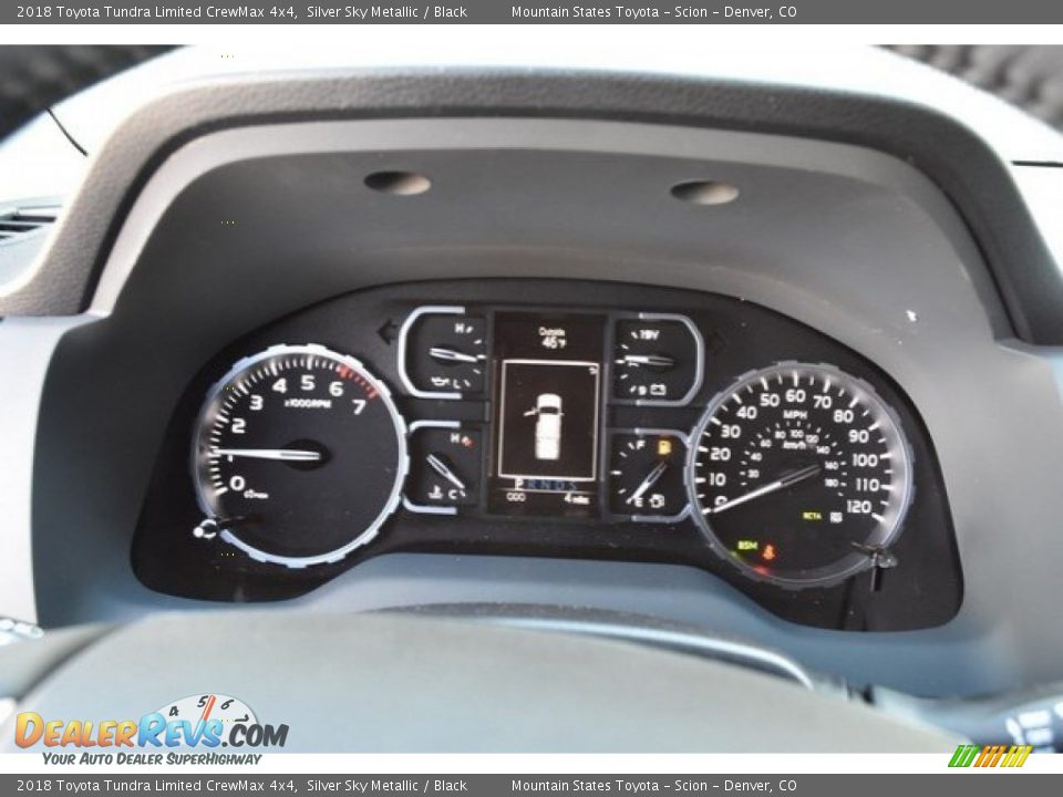 2018 Toyota Tundra Limited CrewMax 4x4 Silver Sky Metallic / Black Photo #28