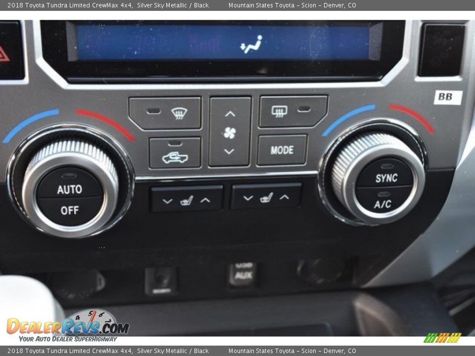 2018 Toyota Tundra Limited CrewMax 4x4 Silver Sky Metallic / Black Photo #30