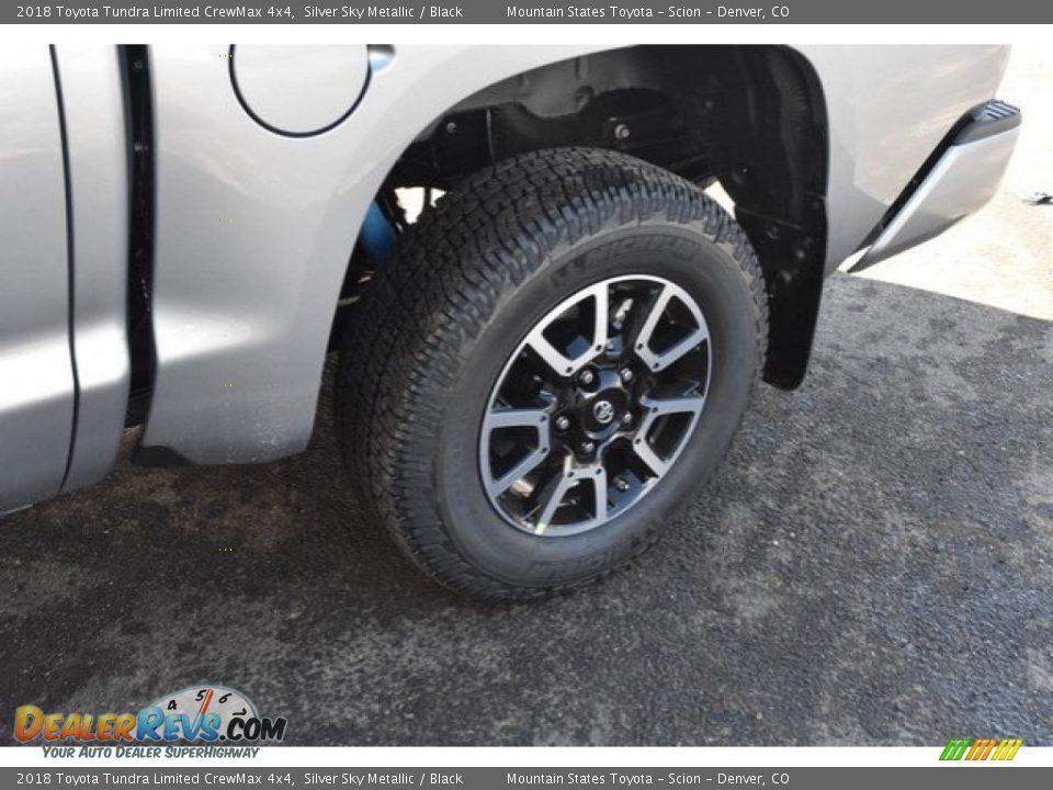 2018 Toyota Tundra Limited CrewMax 4x4 Silver Sky Metallic / Black Photo #34