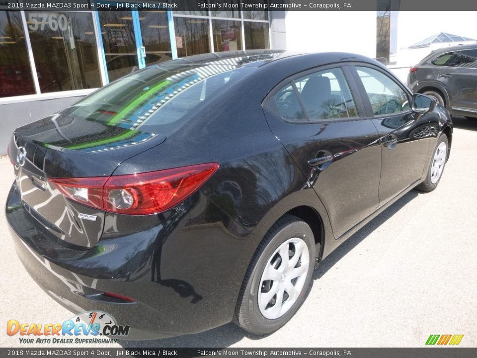 2018 Mazda MAZDA3 Sport 4 Door Jet Black Mica / Black Photo #2