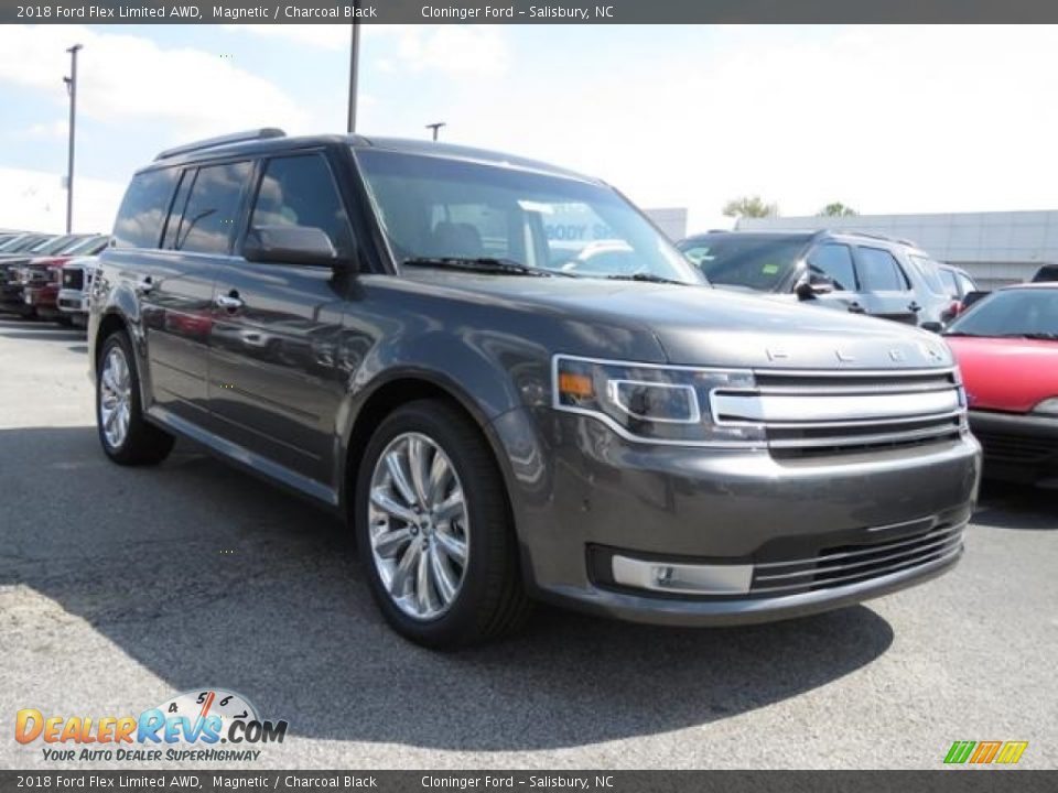 2018 Ford Flex Limited AWD Magnetic / Charcoal Black Photo #1