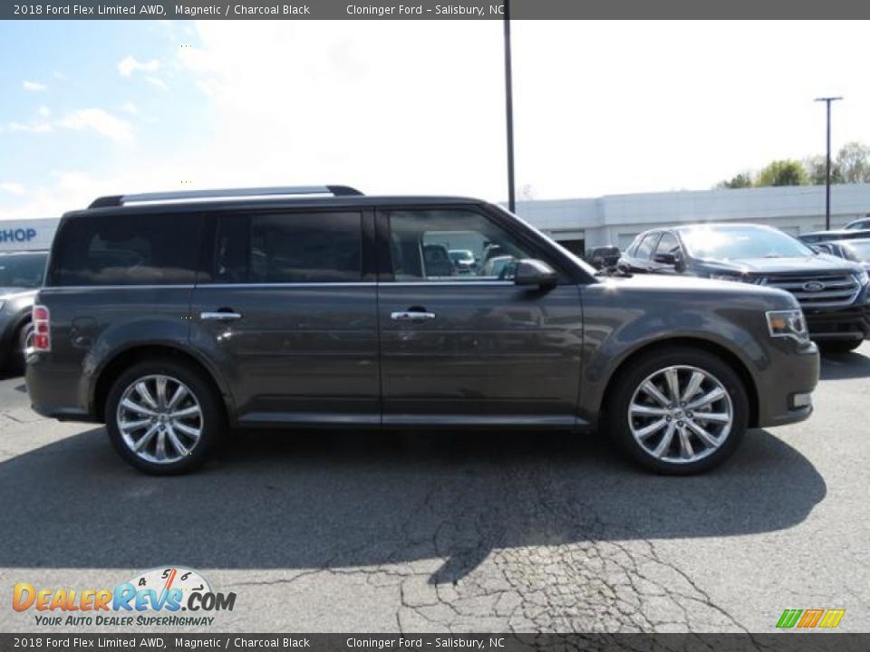 2018 Ford Flex Limited AWD Magnetic / Charcoal Black Photo #2