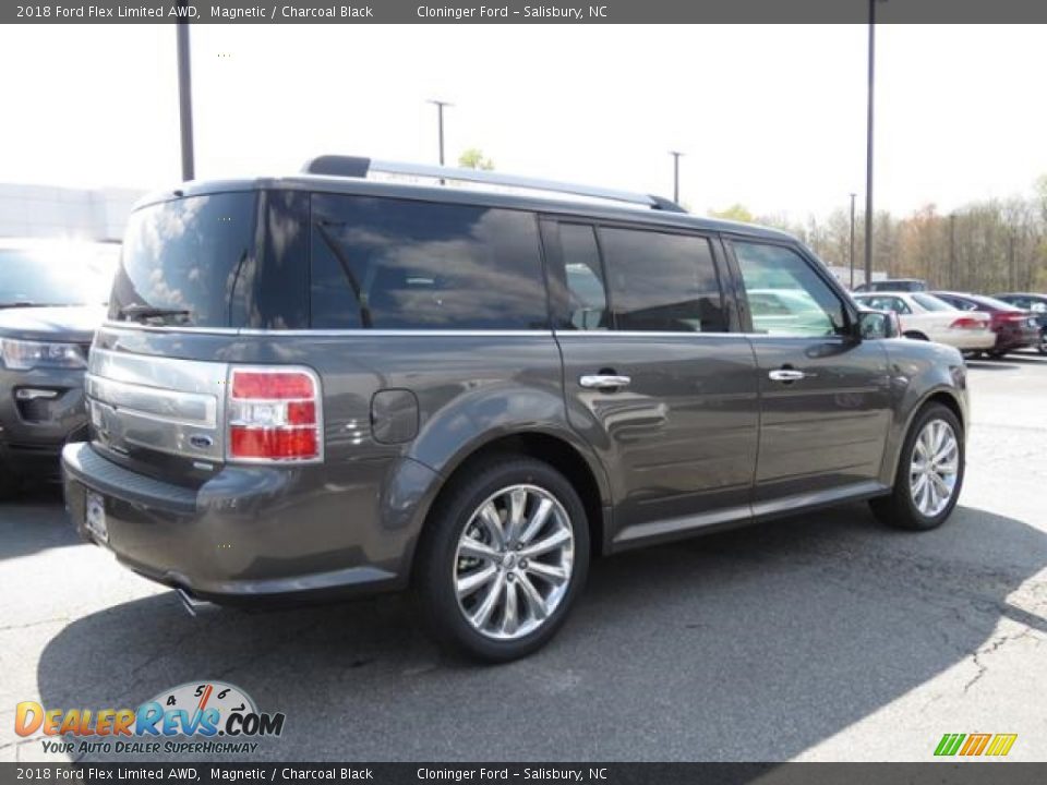 2018 Ford Flex Limited AWD Magnetic / Charcoal Black Photo #3