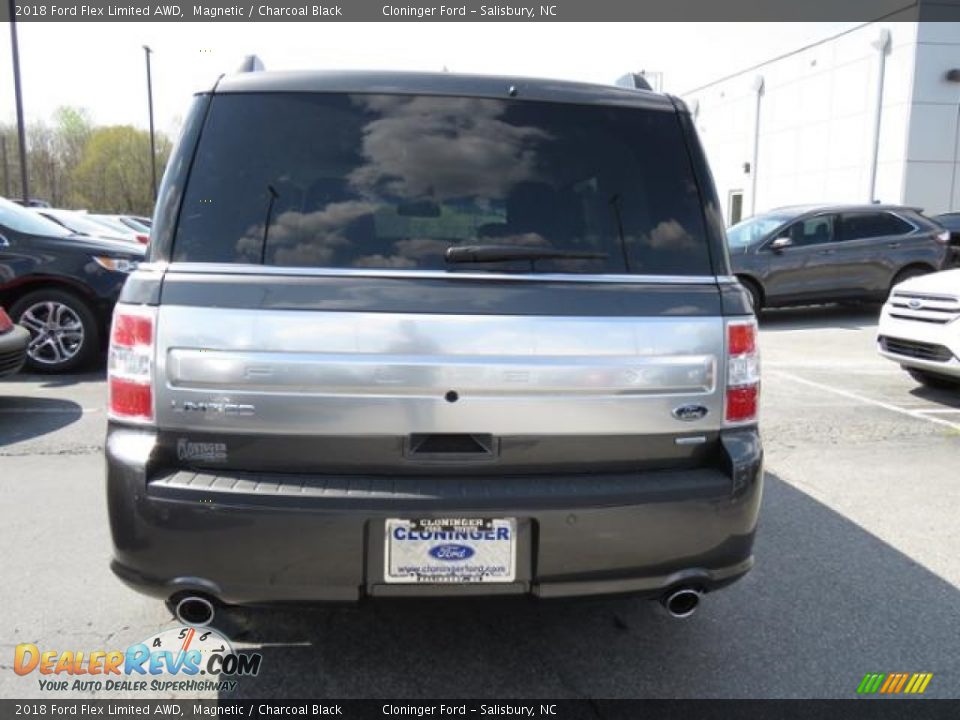 2018 Ford Flex Limited AWD Magnetic / Charcoal Black Photo #4