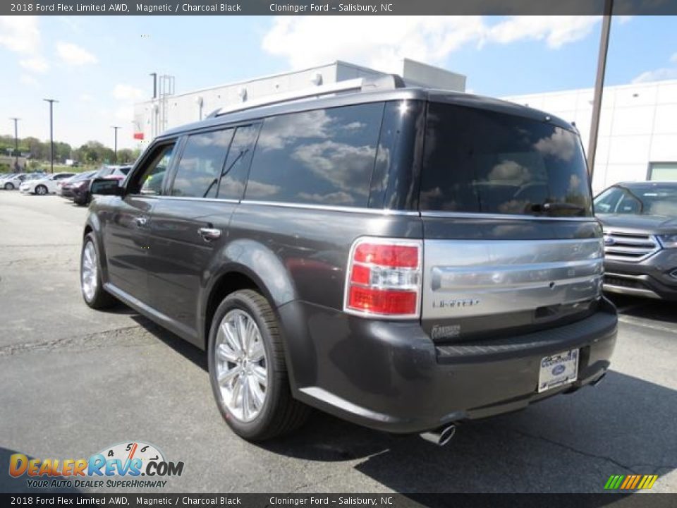 2018 Ford Flex Limited AWD Magnetic / Charcoal Black Photo #5