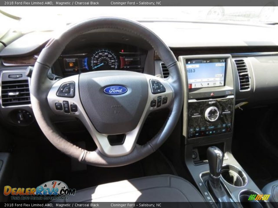 2018 Ford Flex Limited AWD Magnetic / Charcoal Black Photo #8