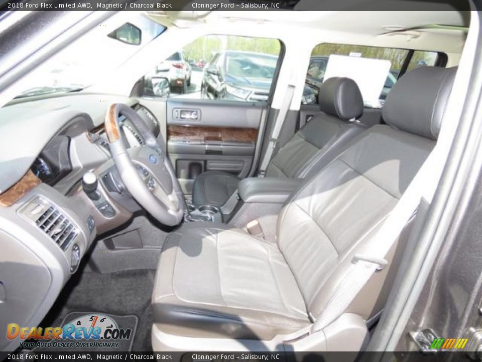 2018 Ford Flex Limited AWD Magnetic / Charcoal Black Photo #12