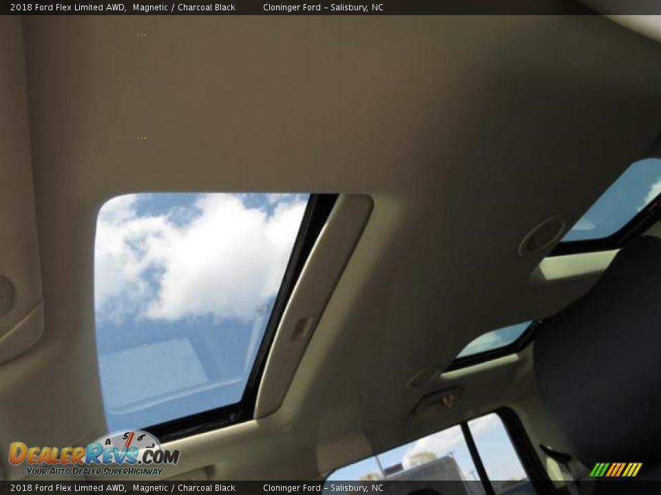 2018 Ford Flex Limited AWD Magnetic / Charcoal Black Photo #15