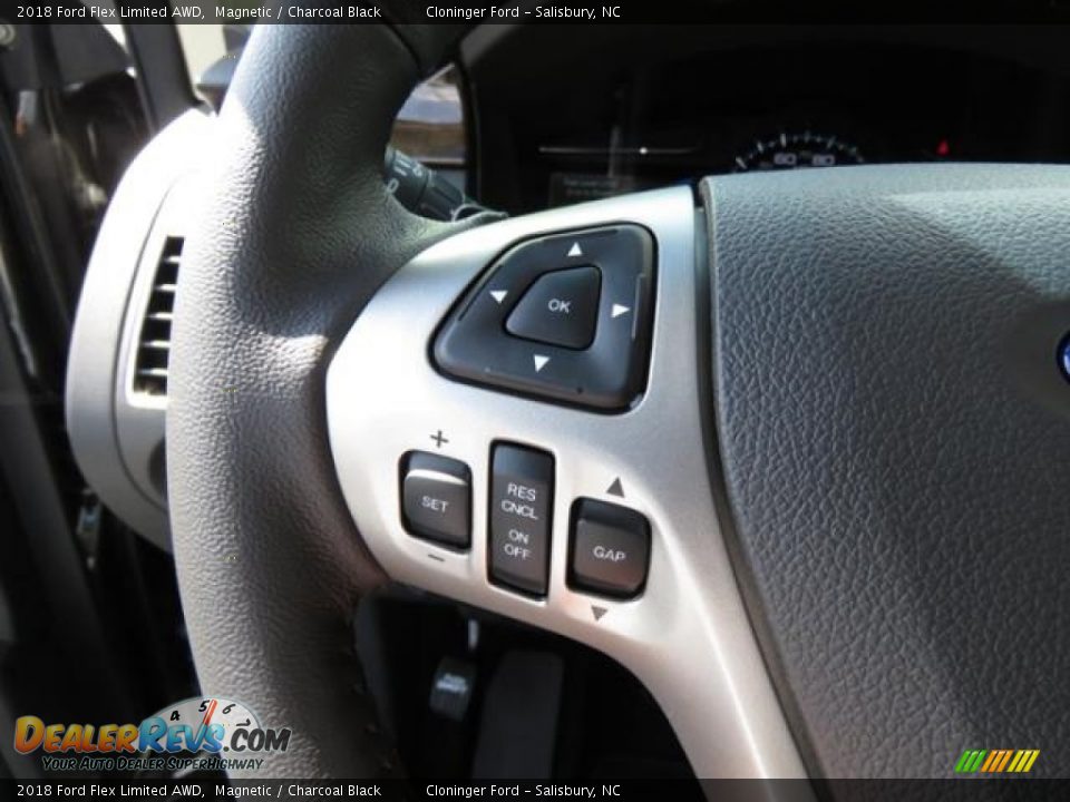 2018 Ford Flex Limited AWD Steering Wheel Photo #17