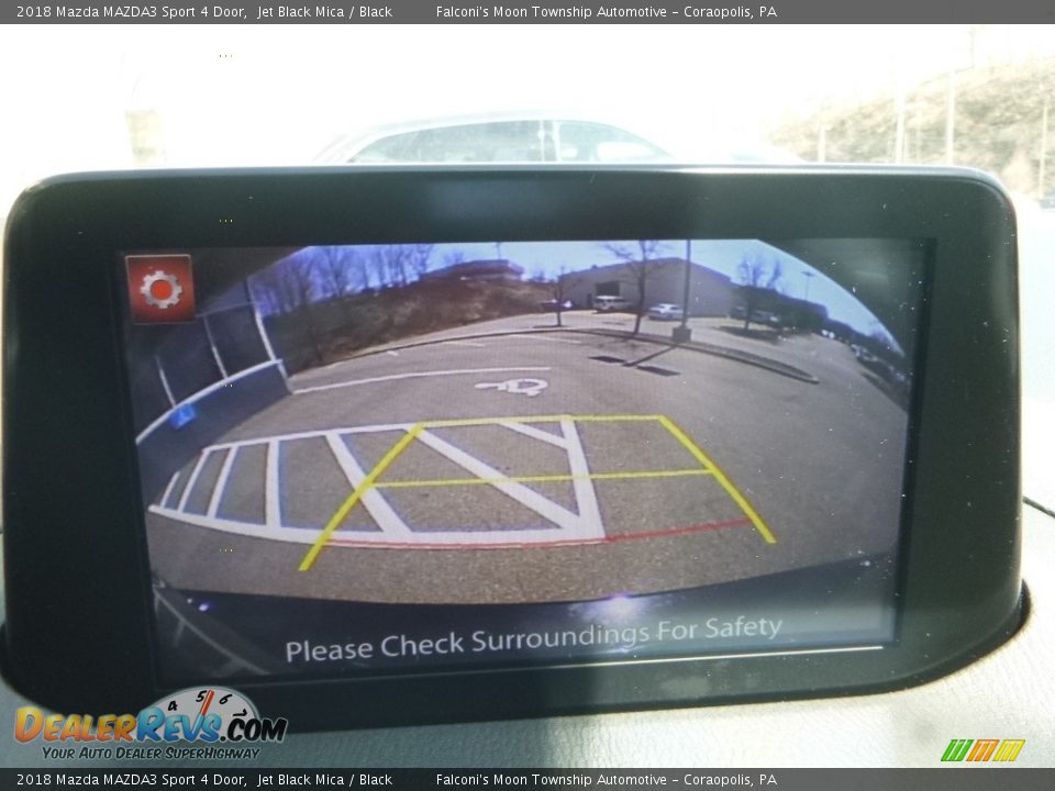 2018 Mazda MAZDA3 Sport 4 Door Jet Black Mica / Black Photo #15