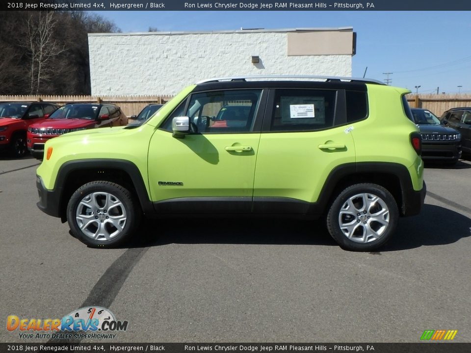 2018 Jeep Renegade Limited 4x4 Hypergreen / Black Photo #2