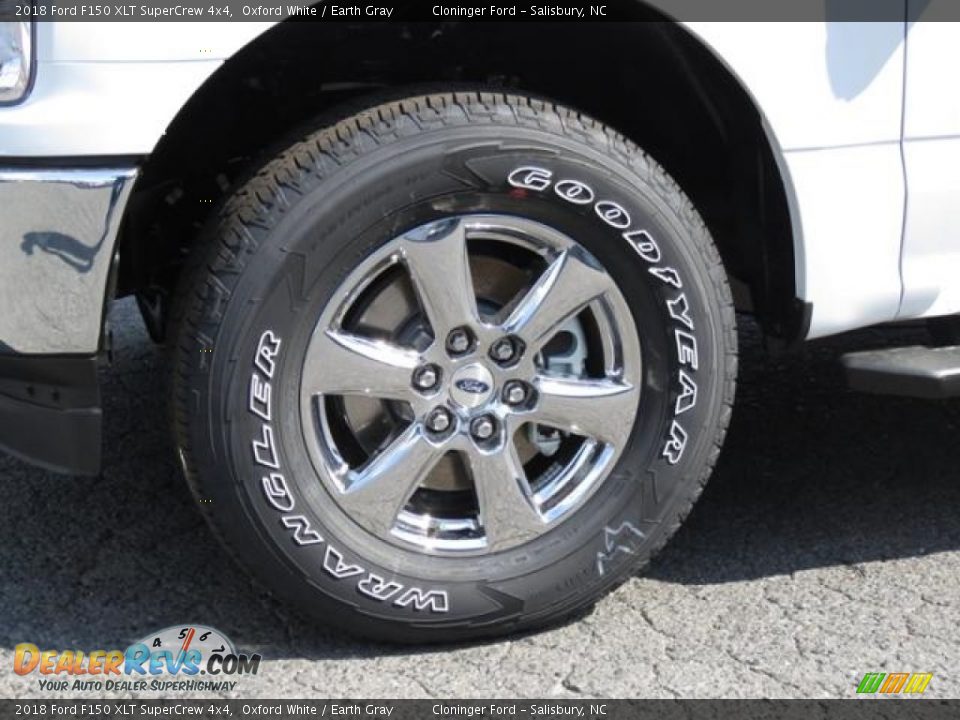 2018 Ford F150 XLT SuperCrew 4x4 Oxford White / Earth Gray Photo #7