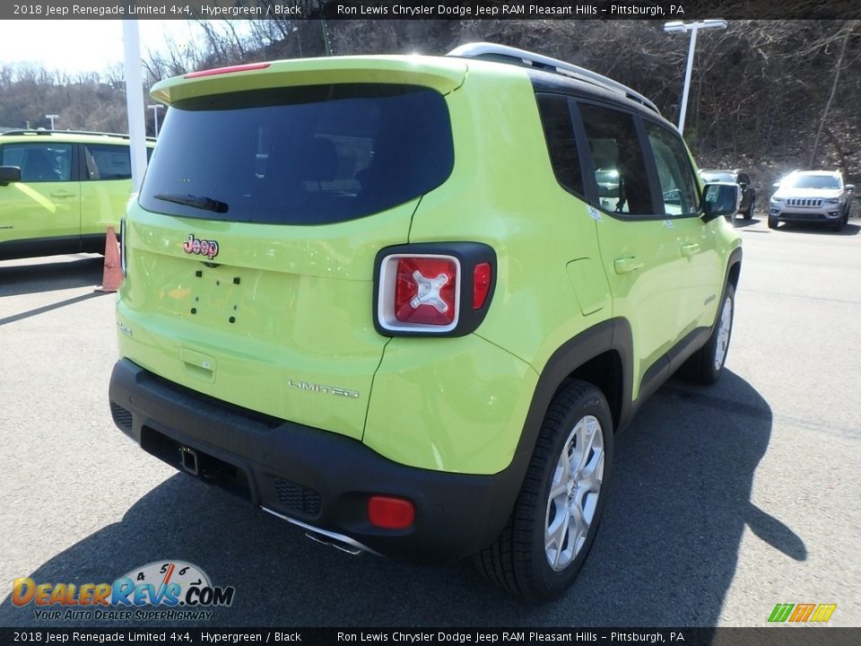 2018 Jeep Renegade Limited 4x4 Hypergreen / Black Photo #5