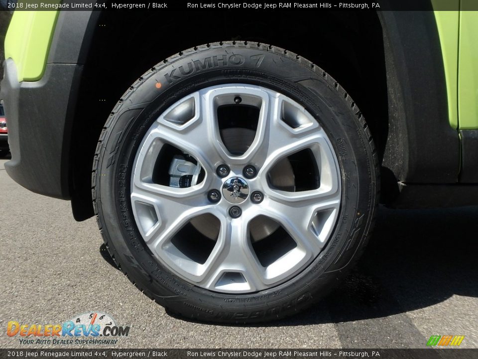 2018 Jeep Renegade Limited 4x4 Hypergreen / Black Photo #9