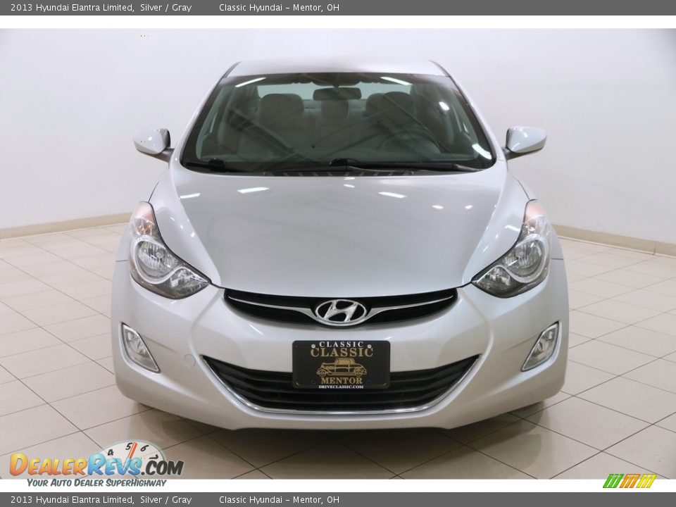 2013 Hyundai Elantra Limited Silver / Gray Photo #2