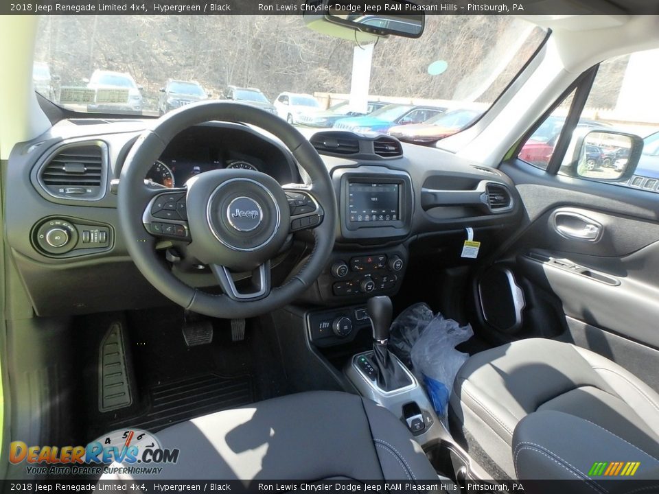 2018 Jeep Renegade Limited 4x4 Hypergreen / Black Photo #12