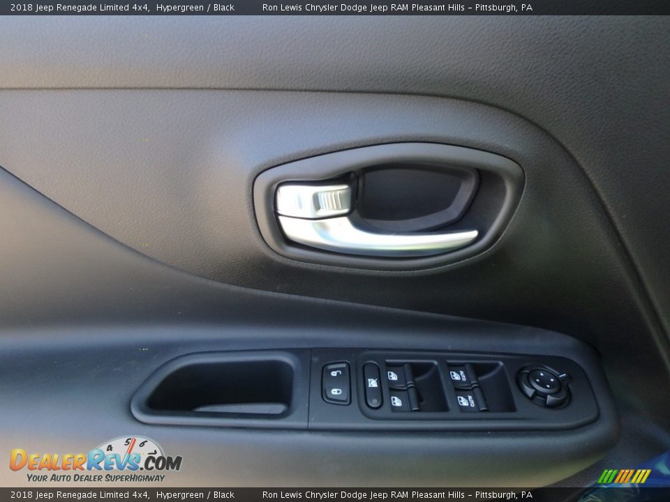 2018 Jeep Renegade Limited 4x4 Hypergreen / Black Photo #13