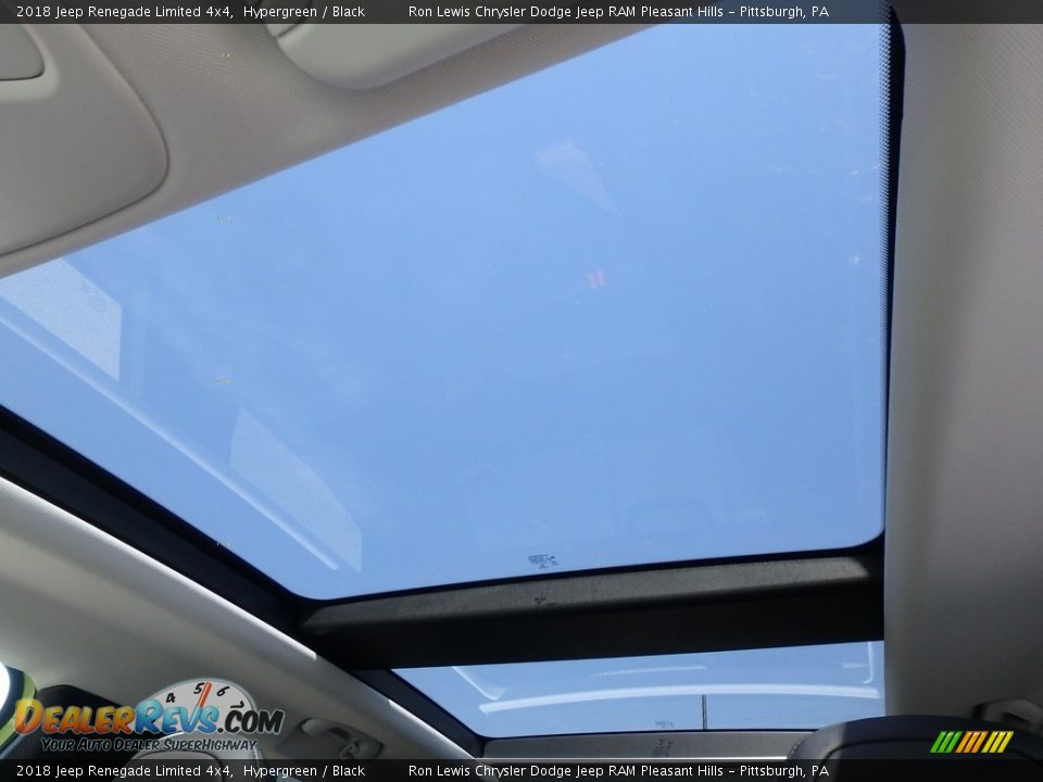 2018 Jeep Renegade Limited 4x4 Hypergreen / Black Photo #16