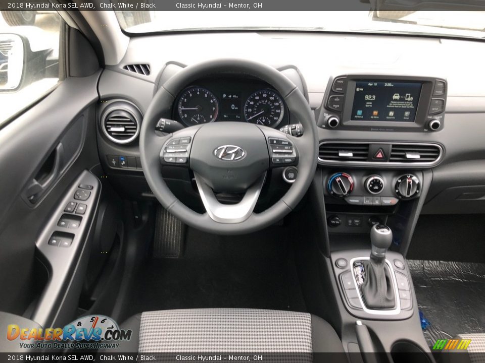 2018 Hyundai Kona SEL AWD Chalk White / Black Photo #3