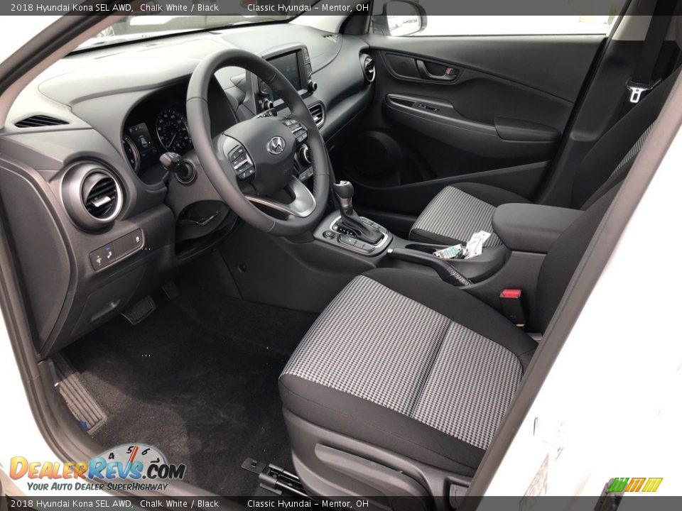 2018 Hyundai Kona SEL AWD Chalk White / Black Photo #4