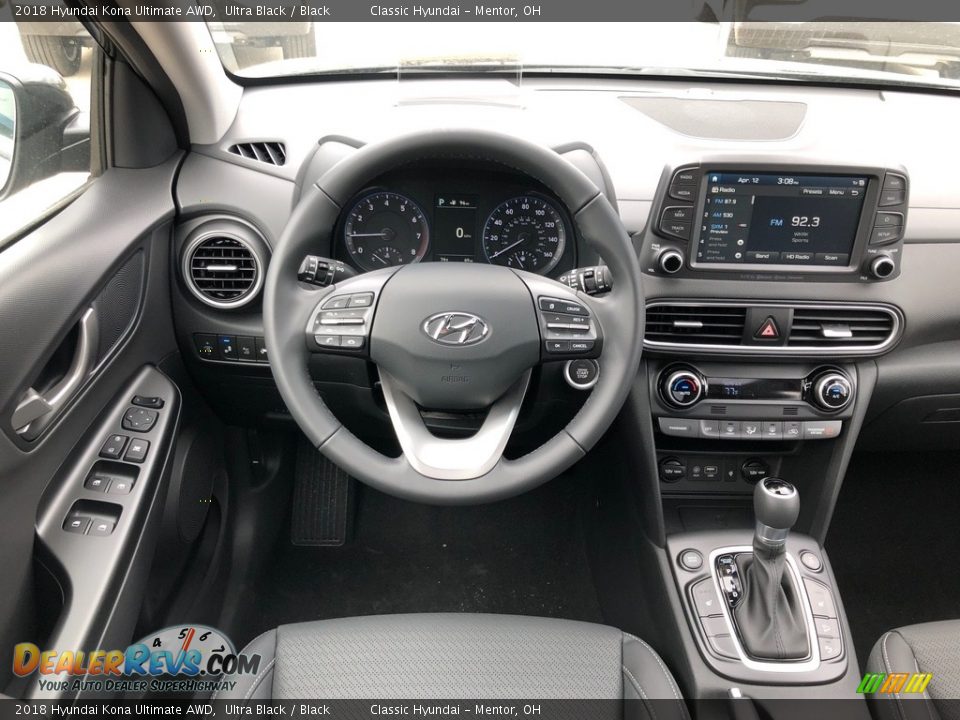 Dashboard of 2018 Hyundai Kona Ultimate AWD Photo #3