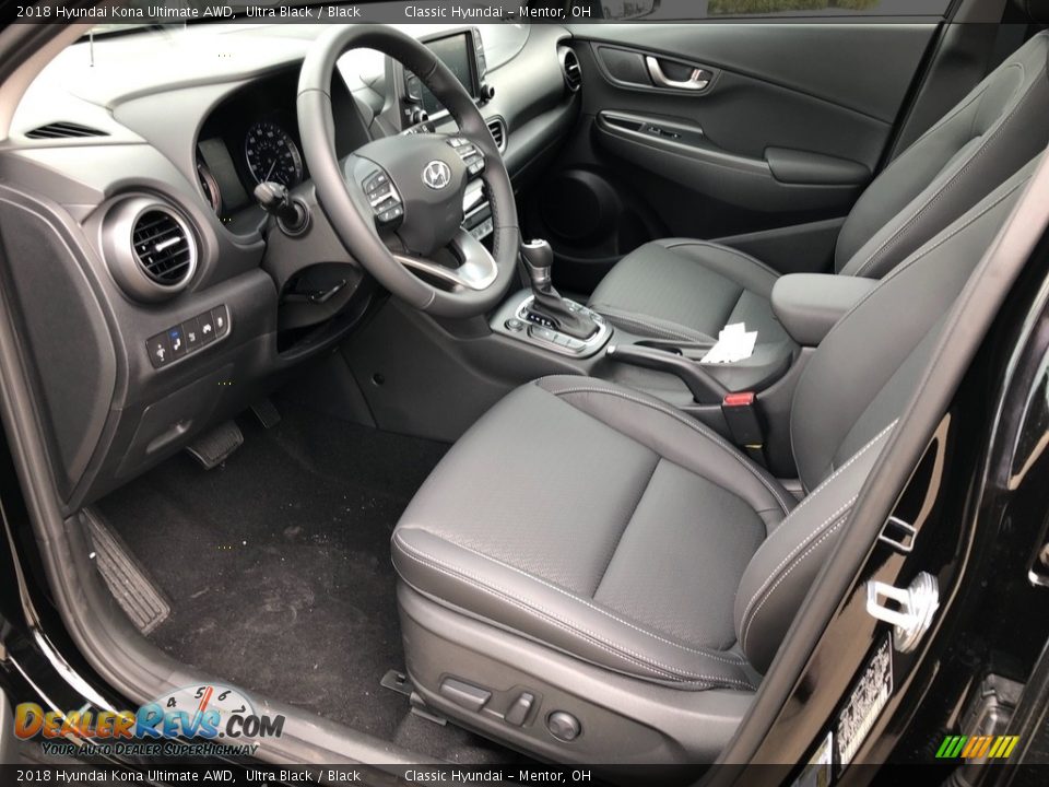 Front Seat of 2018 Hyundai Kona Ultimate AWD Photo #4