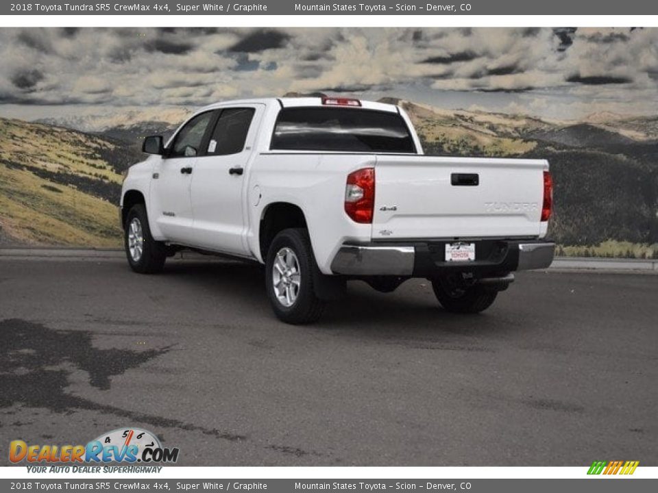 2018 Toyota Tundra SR5 CrewMax 4x4 Super White / Graphite Photo #3