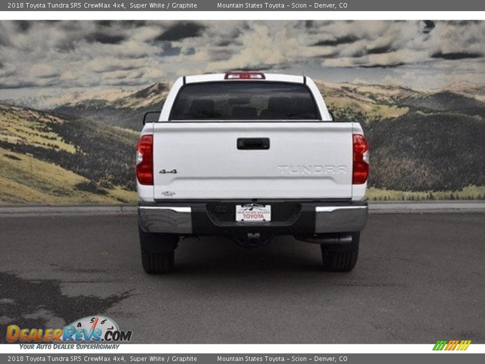2018 Toyota Tundra SR5 CrewMax 4x4 Super White / Graphite Photo #4