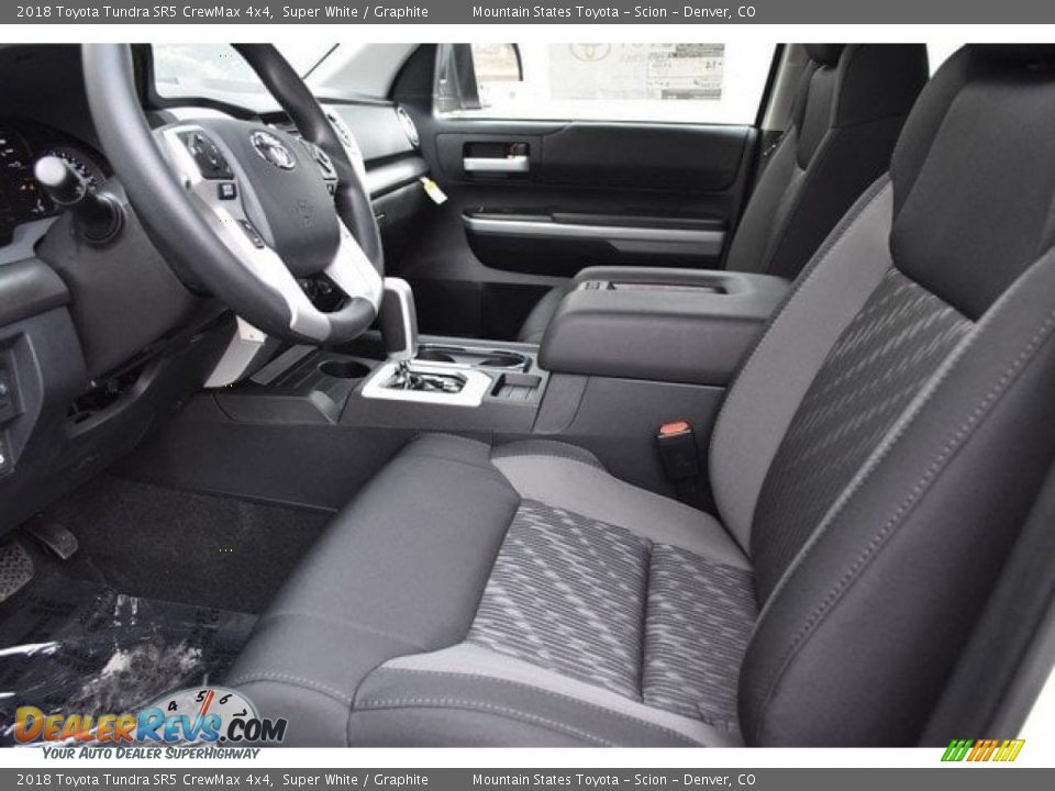 2018 Toyota Tundra SR5 CrewMax 4x4 Super White / Graphite Photo #6