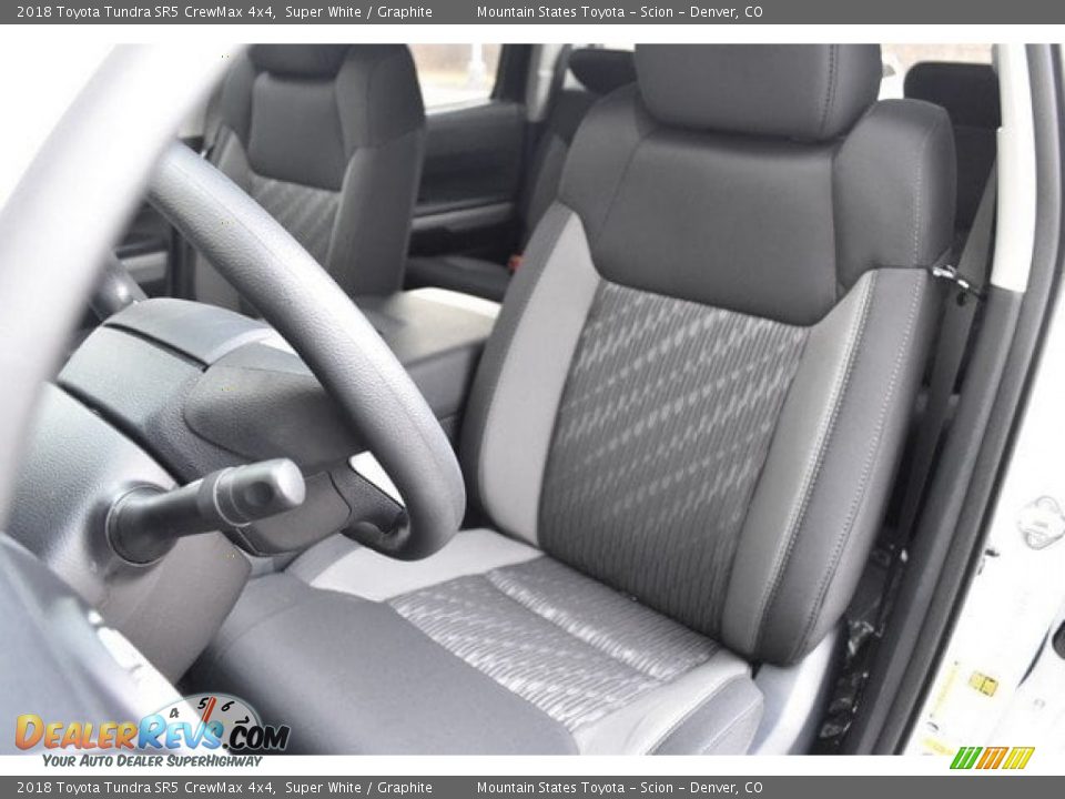 2018 Toyota Tundra SR5 CrewMax 4x4 Super White / Graphite Photo #7