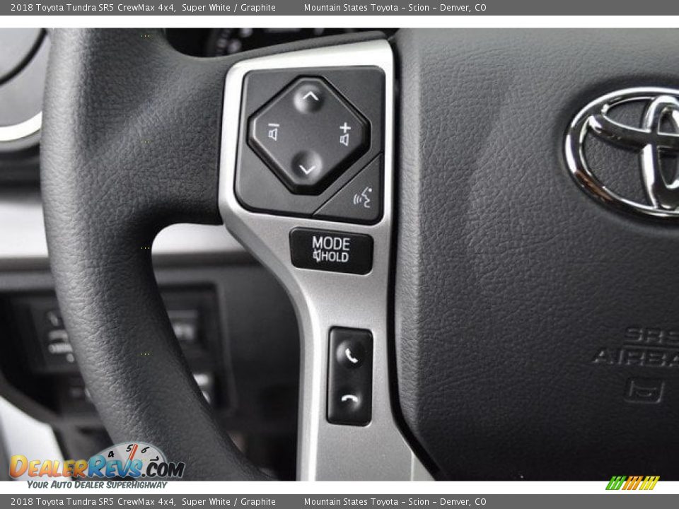 2018 Toyota Tundra SR5 CrewMax 4x4 Super White / Graphite Photo #25