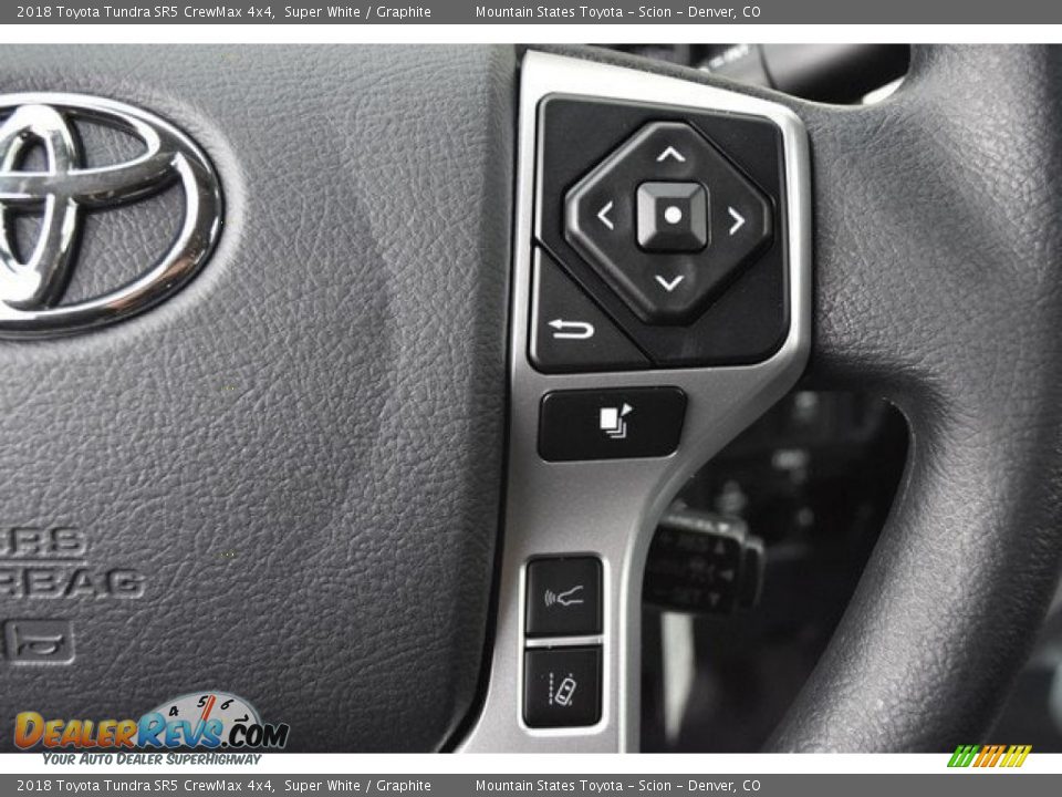 2018 Toyota Tundra SR5 CrewMax 4x4 Super White / Graphite Photo #26