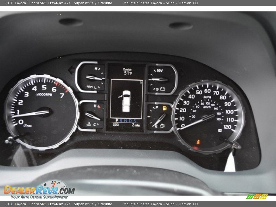 2018 Toyota Tundra SR5 CrewMax 4x4 Super White / Graphite Photo #27