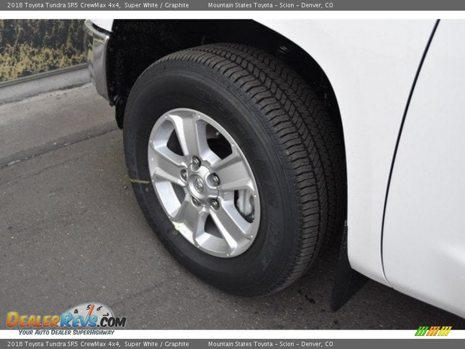 2018 Toyota Tundra SR5 CrewMax 4x4 Super White / Graphite Photo #32