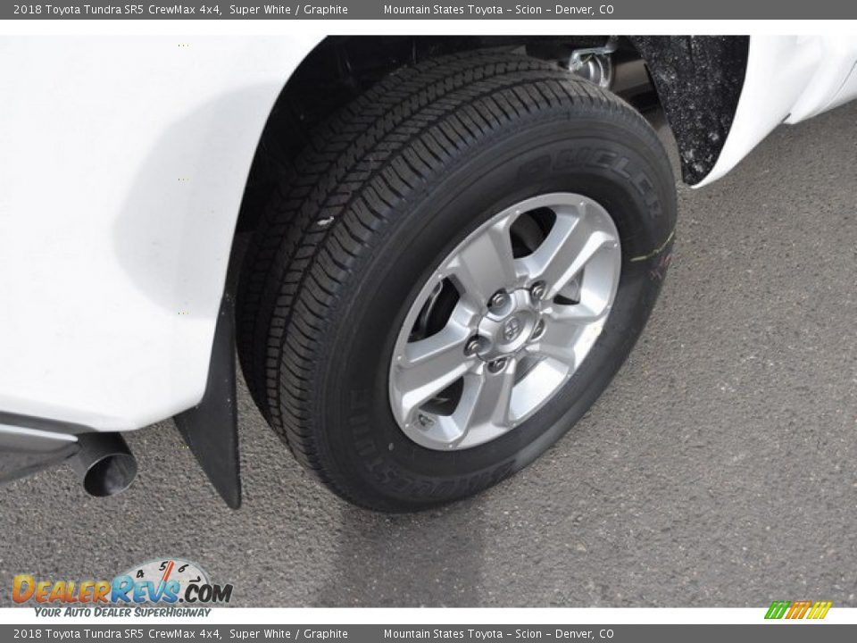 2018 Toyota Tundra SR5 CrewMax 4x4 Super White / Graphite Photo #34