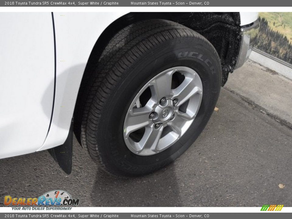 2018 Toyota Tundra SR5 CrewMax 4x4 Super White / Graphite Photo #35