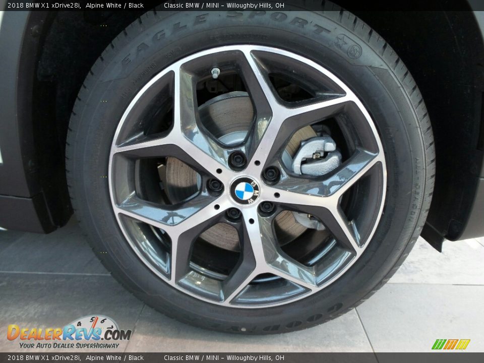 2018 BMW X1 xDrive28i Alpine White / Black Photo #5