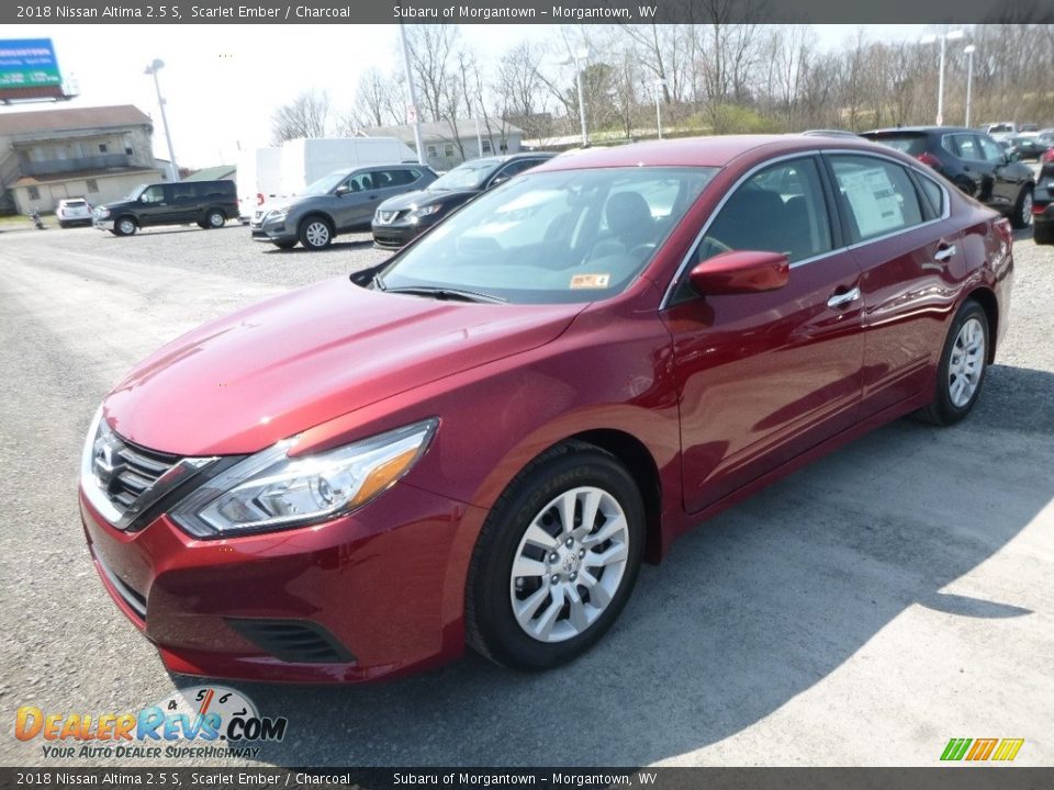 2018 Nissan Altima 2.5 S Scarlet Ember / Charcoal Photo #8
