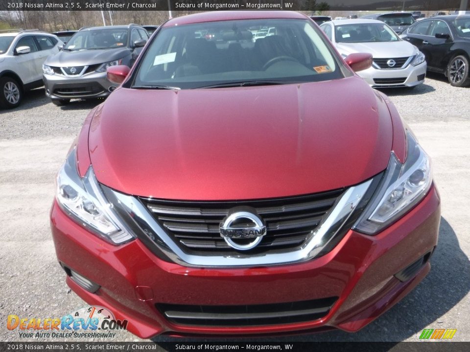 2018 Nissan Altima 2.5 S Scarlet Ember / Charcoal Photo #9