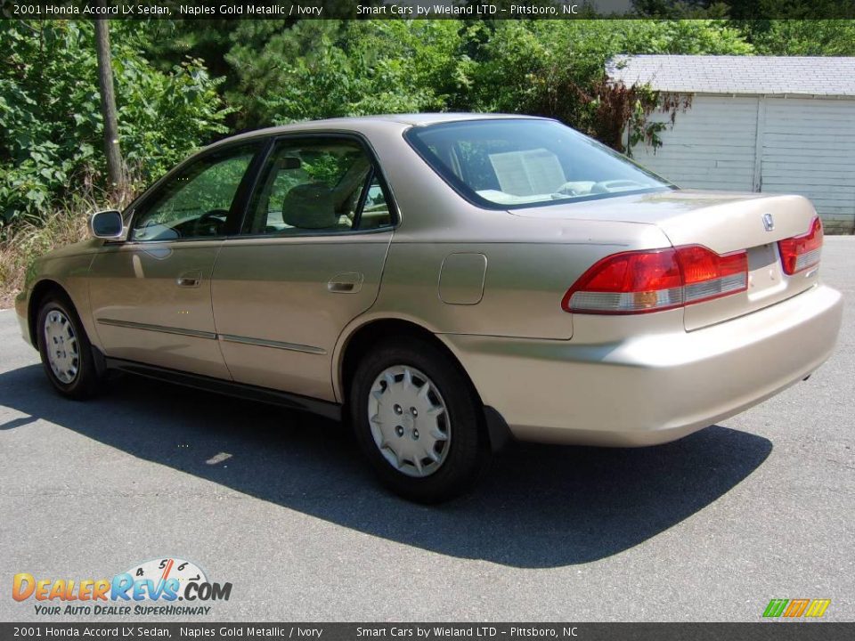2001 Honda Accord LX Sedan Naples Gold Metallic / Ivory Photo #1