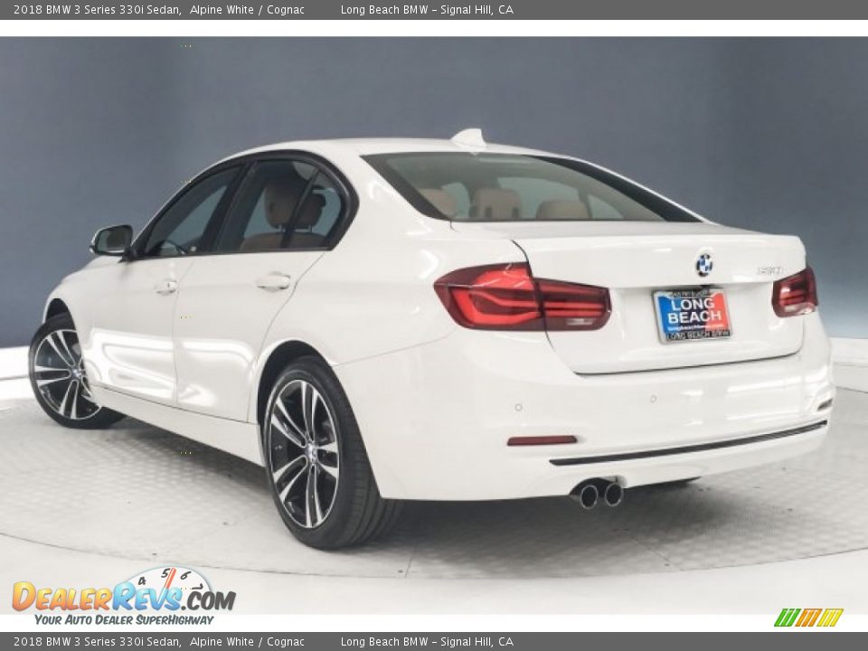 2018 BMW 3 Series 330i Sedan Alpine White / Cognac Photo #10