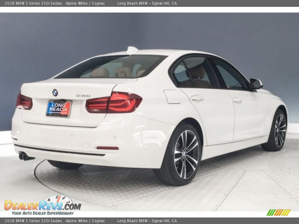 2018 BMW 3 Series 330i Sedan Alpine White / Cognac Photo #15